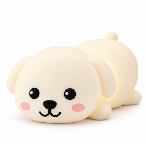 Veilleuse chien rechargeable, petit compagnon de nuit pour enfant